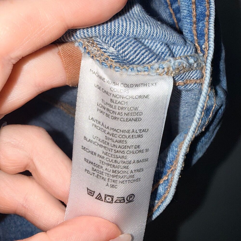 Free People We The Free Suzy Denim Jacket M - Picture 8 of 9